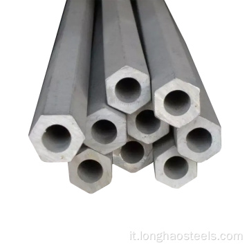316 tubo in acciaio inossidabile poligono